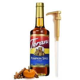 Pumpkin Spice Syrup For Coffee 25.4Oz Bottle With AlphaPantry Gold Pump