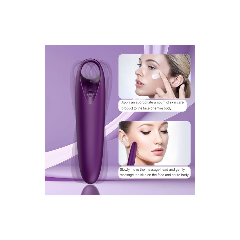 Portable Facial Massage Ball, Waterproof&Quiet, Rechargeable - Multifunctional Eye Face