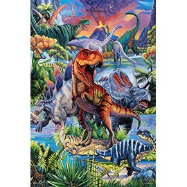 Dinosaurs by Jenny Newland Mini Poster - 11" x 17"
