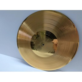 Gold and Platinum 12" LP Record Blanks Plated Vinyl Records