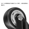 Screw Type Caster (Set of 4) with Brake M8 Screw