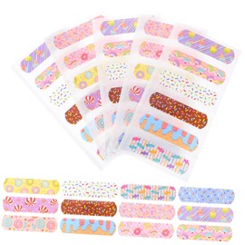 TOVINANNA 60pcs Cartoon Camping Wounds Hemostatic Stickers Cartoon Hemostatic Patches Adults Care Patches Breathable Stickers or