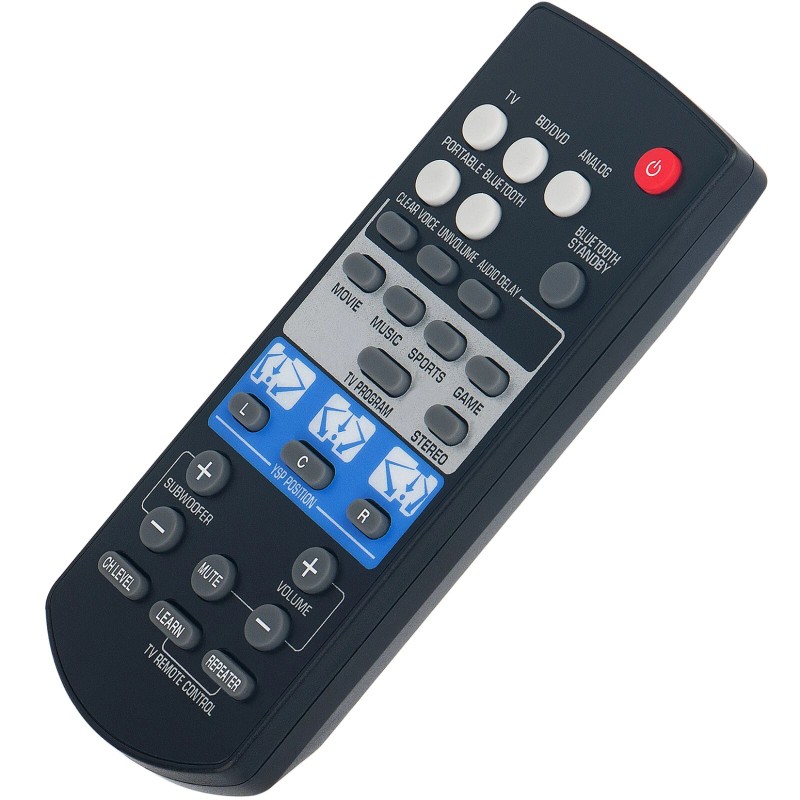 For Yamaha FSR80 ZG80760 Replace Remote for Yamaha Soundbar YSP-1400