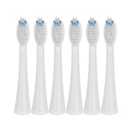 Toothbrush Heads Replacement for Waterpik SF-02W, SF-03W, SF-01W Sonic Fushion 2.0 Model, Brush Head with Cover 6 PCS, White