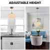 KCO Lighting Mid Century Modern Gold Globe Pendant Lighting Brushed