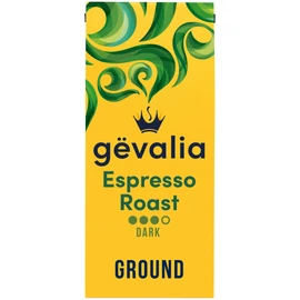Gevalia Espresso Roast Dark Roast Ground Coffee, 12 oz. Bag