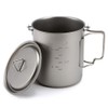 450ml 750ml Cup Set Ultralight Titanium Cup Hanging Pot Set