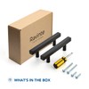 Ravinte 10 Pack Matte Black Cabinet Pulls Slim Kitchen Cabinet