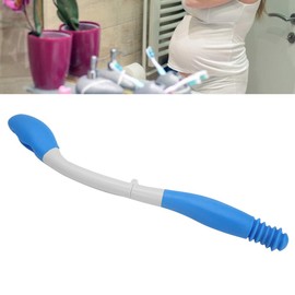 Toilet Aids Tools, Smooth Foldable Handle Long Reach Comfort Wipe Comfortable to Use Convenient Hygienic Ideal Daily Living Bathroom Aid with Storage Bag for The Elderly Pregnant Women