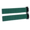 2pcs Watch Bands Professional Silicone Strap Strong Magnetic Snap Replacement