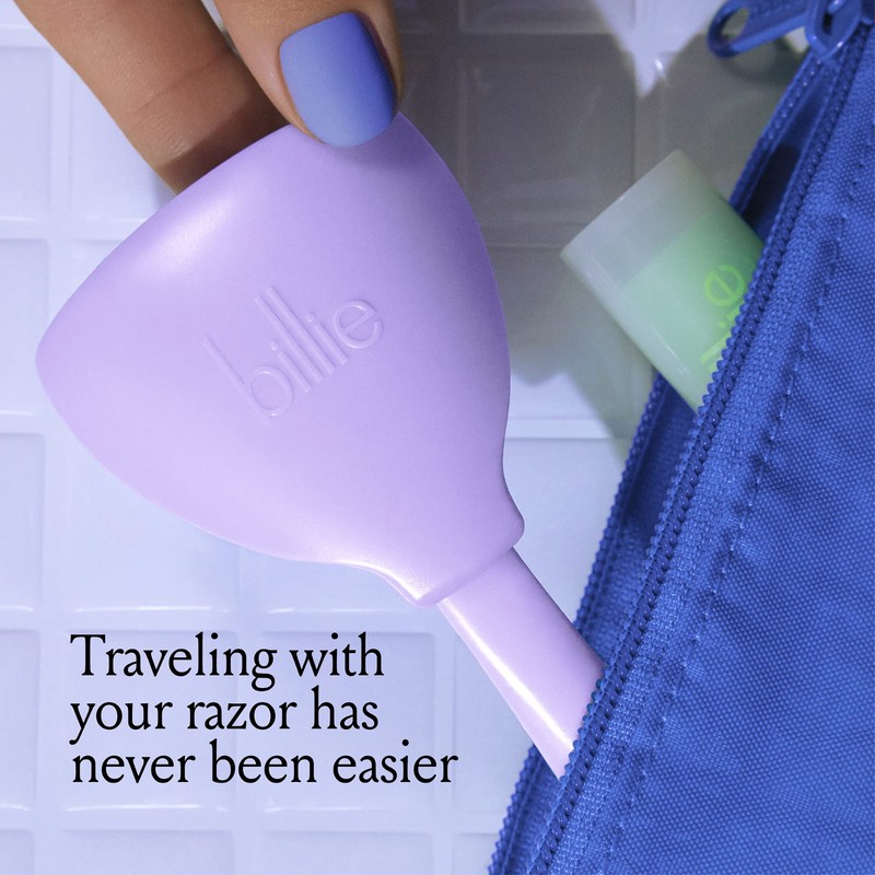 Billie 5-Blade Womenâ€™s Razor Travel Case - DreamPop (Pack of