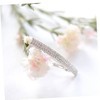 Generic 4pcs Crystal Hair Clips for Women and Elegant Golden
