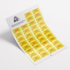 DELTA-SIGNALETIQUE.COM Photovoltaic Installation Label Board with 36 Stickers Conforms to