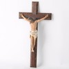 BC Catholic Crucifix Wall Cross, Jesus Christ Cross, Religious Devout