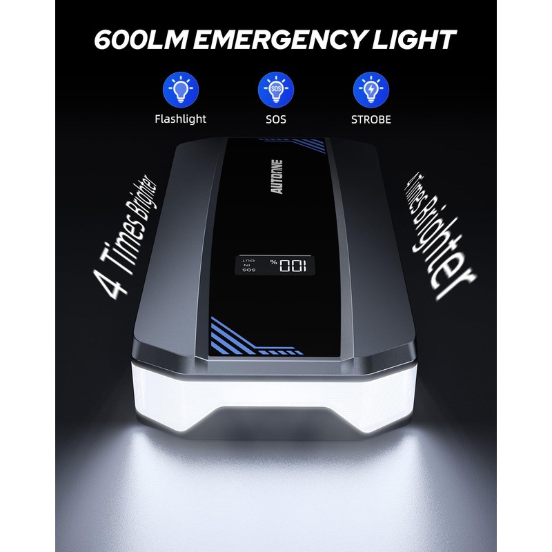 AUTOONE Car Jump Starter 5800A Battery Booster, Portable Battery Pack