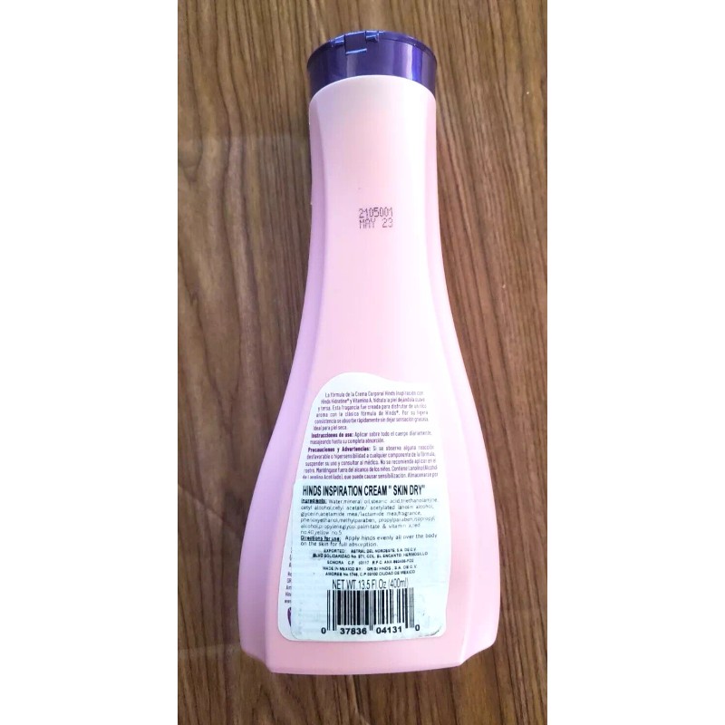 HINDS 2 PACK HINDS NATURAL HAND & BODY LOTION WITH