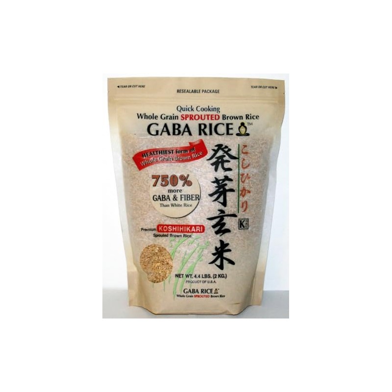 GABA Sprouted Brown Rice 2.2 lbs 3 Packs in Sprout