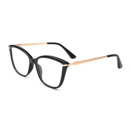 FEISEDY Gafas de bloqueo de luz azul para computadora para mujeres y hombres, marco de ojo de gato TR90 B2772