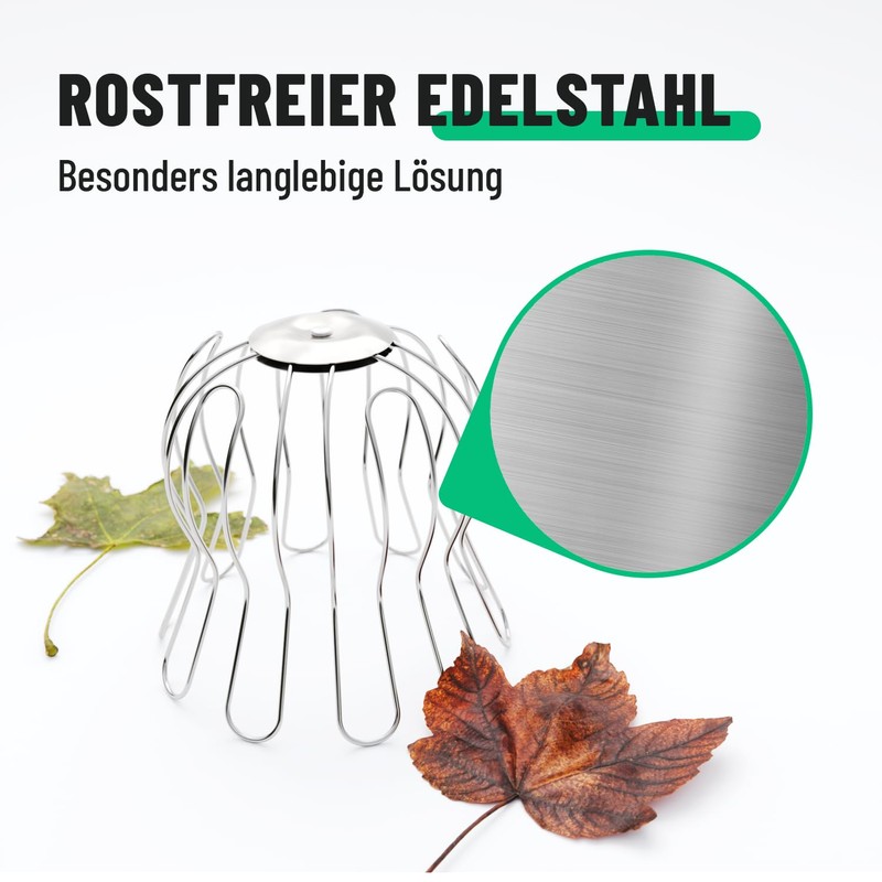 Greate Gutter Leaf Guard Stainless Steel 87 to 100 mm