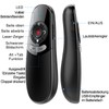 USB C Presenter, Wireless 2.4 GHz PowerPoint Remote Control, Pointer