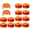LEIMO KPARTS Trimmer Spool Line for WorxEdger Spool Compatible with