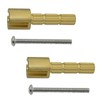 2 Pcs 970-0770 Stem Adapter with Screw for Faucet, Plumbing Equipment Replacement, Brass