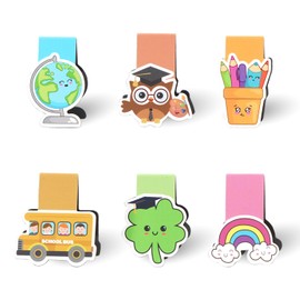 Magnetic Bookmark Children's Set, Magnetic Bookmark for Boys School Enrolment Friend Book Lovers (Bronze)