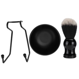 Kit de Aseo para Hombres de 3 uds., Soporte para Herramientas de Tazón de Jabón de Afeitar, Brocha de Afeitar, Kit de Herramientas para el Cuidado de la Barba y la Cara