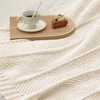 Amélie Home Chenille Knit Throw Blanket for Couch, Chunky Knit