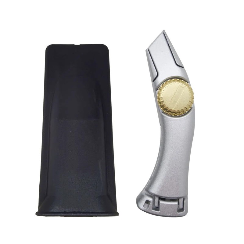 Titan Utility Knife with Fixed Blade, Roofing Cutter, Belt Clip,