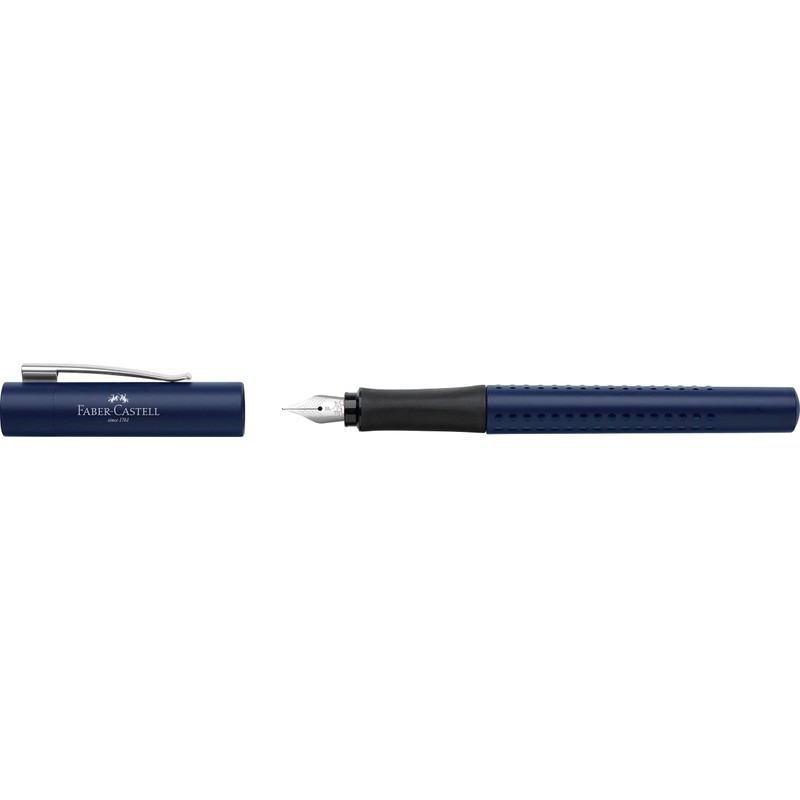 Faber-Castell Grip 2011 Fountain Pen - Fine Nib, Classic Blue