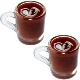1Pc Brown Miniature Coffee Cups,Model Dollhouse Doll House Accessories,Christmas Birthday Gifts for Boys Girls Women Friends Ornament Dollhouse Decoration Mini Decor Dollhouse Accessories
