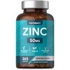 Zinc Supplement 50mg | 365 Vegan Tablets | for Immunity,