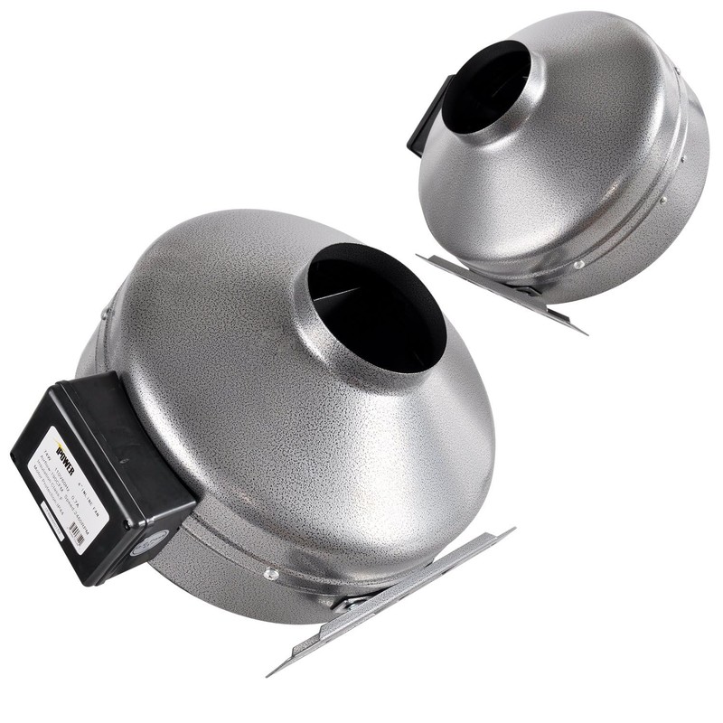 iPower 10 Inch 862 CFM Inline Duct Window Ventilation Fan