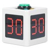 Cube Timer 1.4in 4 Sided Digital Shot Countdown Stopwatch for