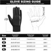 RUIXUE Winter Running Gloves Warm Lightweight, Touchscreen Gloves Grip Cycling