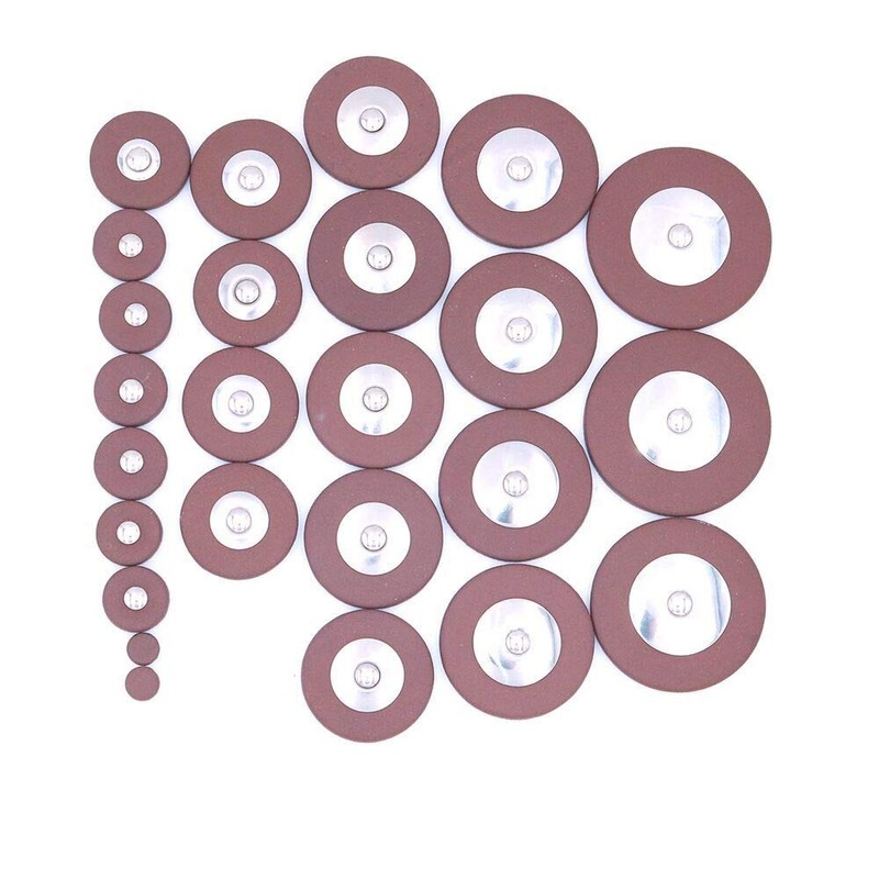 Alnicov 25Pcs Sax Leather Pads Replacement Accessories for Alto Saxophone