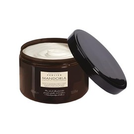 Perlier Mandorla - Pasta corporal, 13.5 onzas, tratamiento corporal profundamente nutritivo, aroma de almendra y miel, pasta de ávola, aceite prensado