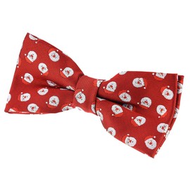 Retreez Men's Woven Pre-Tied Christmas Bow Tie Santa 11.5cm -