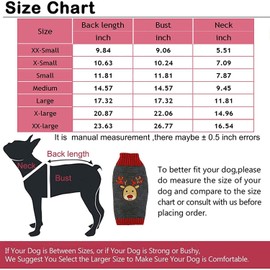 PETCARE Christmas Pet Dog Sweater Holiday Classic ugly Apparel Jumper For Small Medium Dogs,Cartoon Winter Warm Puppy Cat Dog Clothes Knitwear