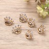 ULTNICE 12pcs Tiara Crown Brooch Pin Wedding Party Pageant Brooch