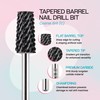 PANA Tapered Barrel Carbide 3/32" Shank Size - (Black, Coarse