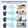 WITHOUSE Stroller Fan, Battery Operated Baby Stroller Fans, 8000mAh Rechargeable