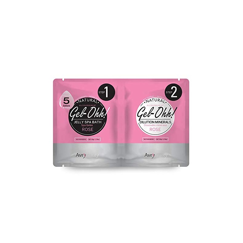 AvryBeauty Gel-Ohh Jelly Spa - Rose, 1 ct.