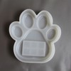 ZUDILYO Pet Pawprint Frame Mold Pet Memorial Stone Mold Dog