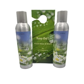 Room Fragrance Air Freshener Spray Concentrated Bathroom, Kitchen, Car, or Office Deodorizer, U.S.- Made by AP Fragrance (2X Fresh Laundry)