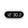 mooas Digital Alarm Clock, Digital Mirror Led Desk Clock with