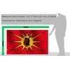 Canadian Mohawk Warriors Society Flag 3X5Ft Large, Both Sides Heavy