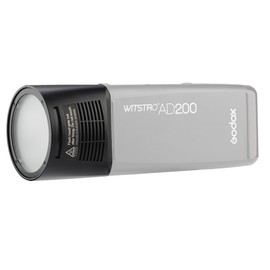 Godox H200R 200W Ring Flash Head with Spiral Flash Tube Magnetic Accessory Port for Godox EC200 AD200 Pocket Flash Speedlite