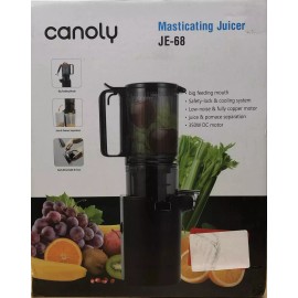 Canoly Masticating Juicer JE-68 350W Cold Press Juicer 5.3" - NEW